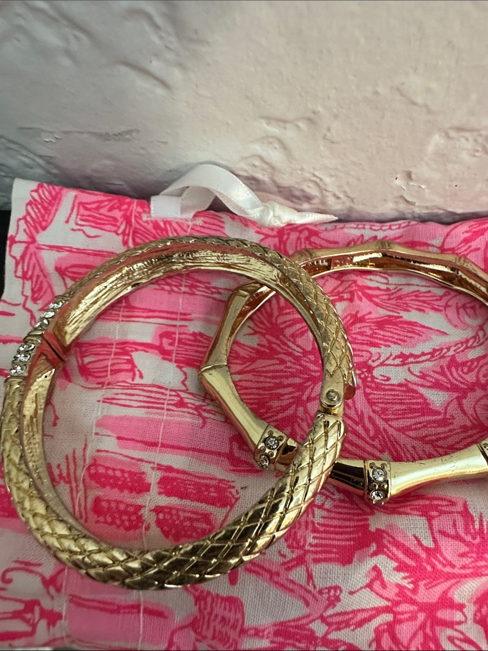 Lilly Pulitzer Gold Bracelets - Picture 2 of 3